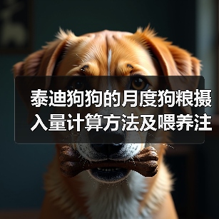 泰迪狗狗的月度狗粮摄入量计算方法及喂养注意事项(了解泰迪狗狗不同生长阶段的营养需求)(图3) 泰迪狗狗月度狗粮摄入量计算及喂养注意事项全攻略(图3)