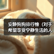 安静狗狗排行榜｜适合宁静生活的理想选择