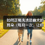 如何正确洗洁恶霸犬的耳朵(每月一次,让你的宠物恶霸犬远离耳部问题)(图4) 恶霸犬正确洗耳方法全攻略(图4)