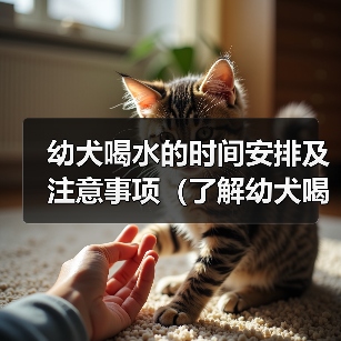 幼犬喝水的时间安排及注意事项(了解幼犬喝水的频率和注意细节,助你照顾好你的小狗)(图3) 幼犬喝水时间安排及注意事项全攻略(图3)