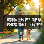 狗狗体重过轻?3招帮它健康增重!(解决狗老师体重问题的有效方法,让你的爱宠更加健康幸福。)(图4) 狗狗体重过轻3招健康增重全攻略(图4)