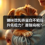 猫咪吃乳铁蛋白不能提升免疫力?是智商税?(图3) 猫咪吃乳铁蛋白不能提升免疫力?是智商税?全攻略(图3)