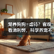 笼养狗狗=虐待?客观看清利弊,科学养宠不踩坑(图2) 笼养狗狗利弊全攻略(图2)