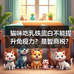 猫咪吃乳铁蛋白不能提升免疫力?是智商税?(图4) 猫咪吃乳铁蛋白不能提升免疫力?是智商税?全攻略(图4)