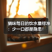 猫咪每日的饮水量标准:少一口都是隐患!(图4) 猫咪每日饮水量标准全攻略(图4)