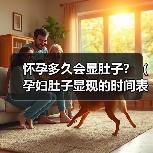 怀孕多久会显肚子?(孕妇肚子显现的时间表)(图2) 怀孕多久显肚子全攻略(图2)