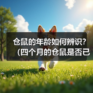 仓鼠的年龄如何辨识?(四个月的仓鼠是否已是成年?)(图2) 仓鼠年龄辨识方法全攻略(图2)