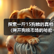 探索一斤15狗粮的真相(揭开狗粮市场的秘密,保护宠物健康)(图3) 一斤15狗粮真相全攻略(图3)