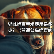 猫咪绝育手术费用是多少?(普通公猫绝育的价格和注意事项)(图2) 猫咪绝育手术费用及注意事项全攻略(图2)