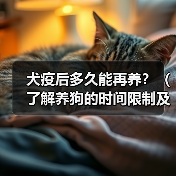 犬疫后多久能再养?(了解养狗的时间限制及注意事项)(图3) 犬疫后多久能再养全攻略(图3)