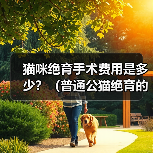猫咪绝育手术费用及注意事项全攻略
