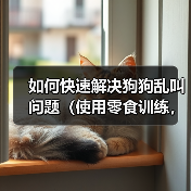 如何快速解决狗狗乱叫问题｜使用零食训练全攻略(图3)