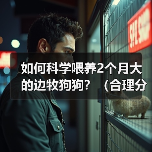 如何科学喂养2个月大的边牧狗狗?(合理分配狗粮和喂食次数,让它健康快乐成长)(图2) 边牧幼犬科学喂养全攻略(图2)