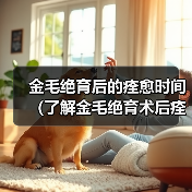 金毛绝育后的痊愈时间(了解金毛绝育术后痊愈所需时间的重要性)(图3) 金毛绝育后痊愈时间全攻略(图3)