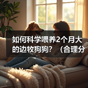 如何科学喂养2个月大的边牧狗狗?(合理分配狗粮和喂食次数,让它健康快乐成长)(图3) 边牧幼犬科学喂养全攻略(图3)