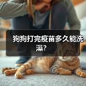 狗狗打完疫苗多久能洗澡?(图4) 狗狗打完疫苗多久能洗澡全攻略(图4)