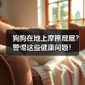 狗狗在地上摩擦屁屁？警惕这些健康问题全攻略