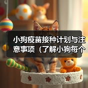 小狗疫苗接种计划与注意事项全攻略(图4)