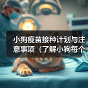 小狗疫苗接种计划与注意事项全攻略(图2)