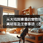 大陆宠物赴港隔离规定与注意事项｜全攻略(图4)