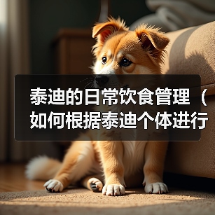 泰迪饮食管理指南｜科学喂养全攻略(图4)