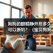 狗狗的眼睛睁开后多久可以断奶?(宝贝狗狗需要多长时间才能离开妈妈的奶水?)(图3) 狗狗断奶时间与注意事项|新手养狗全攻略(图3)