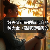 好养又可爱的短毛狗品种推荐｜选择指南(图4)