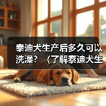 泰迪犬生产后洗澡时间及注意事项｜科学护理全攻略(图3)