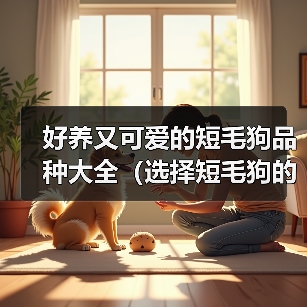 好养又可爱的短毛狗品种推荐｜选择指南