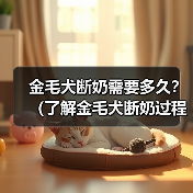 金毛犬断奶需要多久?(了解金毛犬断奶过程及时间长度的关键因素)(图2) 金毛犬断奶时间及关键因素|科学喂养全攻略(图2)