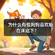 狗狗睡床底原因解析｜科学引导睡狗窝全攻略(图1)