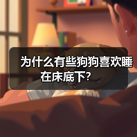 狗狗睡床底原因解析｜科学引导睡狗窝全攻略(图3)