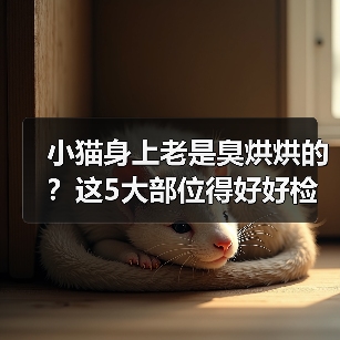 小猫身上有异味怎么处理｜常见原因及解决方法全攻略(图4)