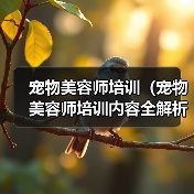宠物美容师培训(宠物美容师培训内容全解析,助您成为行业专家)(图3) 宠物美容师培训内容全解析|行业专家成长指南(图3)