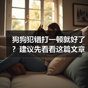 狗狗犯错别打骂｜科学训练全攻略(图3)