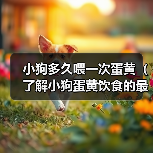 小狗喂蛋黄频率指南｜科学喂养全攻略