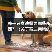 养一只泰迪需要哪些东西?(关于泰迪狗狗的必备用品和注意事项)(图2) 养泰迪必备清单|新手养狗全攻略(图2)