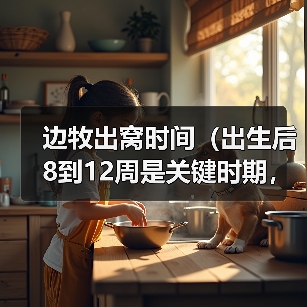 边牧出窝时间(出生后8到12周是关键时期,边牧逐渐独立)(图4) 边牧出窝时间及成长关键期|科学带娃全攻略(图4)