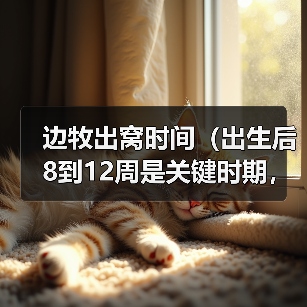 边牧出窝时间(出生后8到12周是关键时期,边牧逐渐独立)(图2) 边牧出窝时间及成长关键期|科学带娃全攻略(图2)