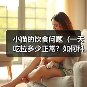 小猫的饮食问题(一天吃拉多少正常?如何科学喂养?)(图2) 小猫科学喂养指南|饮食量与注意事项全解析(图2)