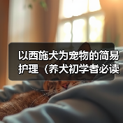 以西施犬为宠物的简易护理(养犬初学者必读、打造健康快乐的宠物生活)(图4) 西施犬护理全攻略|新手必备健康快乐饲养技巧(图4)