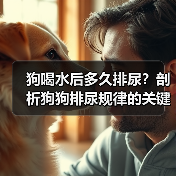 狗狗喝水后多久排尿？排尿规律全攻略(图3)