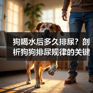 狗狗喝水后多久排尿？排尿规律全攻略(图2)