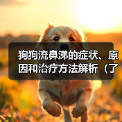 狗狗流鼻涕的症状、原因和治疗方法解析(了解狗狗流鼻涕的相关问题,助您有效应对)(图2) 狗狗流鼻涕症状原因与治疗指南|全面解析(图2)