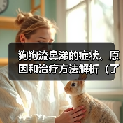 狗狗流鼻涕的症状、原因和治疗方法解析(了解狗狗流鼻涕的相关问题,助您有效应对)(图4) 狗狗流鼻涕症状原因与治疗指南|全面解析(图4)