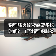 狗狗肺炎输液需要多长时间?(了解狗狗肺炎输液的治疗时长与注意事项)(图1) 狗狗肺炎输液治疗时长与注意事项全攻略(图1)