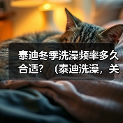 泰迪冬季洗澡频率多久合适?(泰迪洗澡,关键是保持干净与健康!)(图3) 泰迪冬季洗澡频率指南|保持干净与健康的核心技巧(图3)