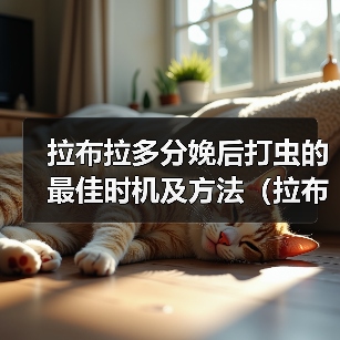 拉布拉多分娩后打虫的最佳时机及方法(拉布拉多分娩后多久可以打虫?怎么打虫?为什么要打虫?)(图4) 拉布拉多产后驱虫指南|科学时间与方法全解析(图4)