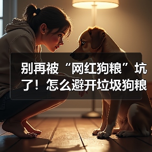 别再被“网红狗粮”坑了!怎么避开垃圾狗粮?(图4) 避开垃圾狗粮技巧|如何挑选优质狗粮全攻略(图4)