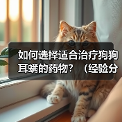如何选择适合治疗狗狗耳螨的药物?(经验分享及措施指南,从牌子到使用技巧一应俱全)(图1) 如何选择狗狗耳螨药物|全面指南与实用技巧(图1)